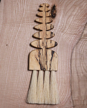 Table Brush in Spalted Hornbeam