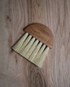 Table Brush in Rippled Sycamore