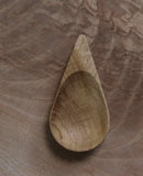 Hollow Canoe Scoop in Oak