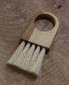 Keyhole Brush in Spalted Beech