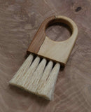 Keyhole Brush in Spalted Beech