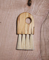 Spalted Beech Keyhole Crumb Brush