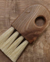 Keyhole Crumb Brush in Walnut