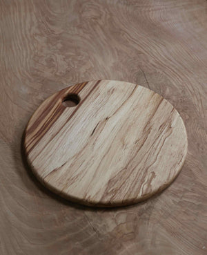 Round Spalted Beech Board