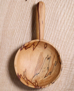 Large Scoop in Spalted Beech