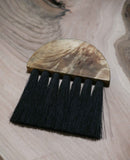 Table Brush in Black Poplar