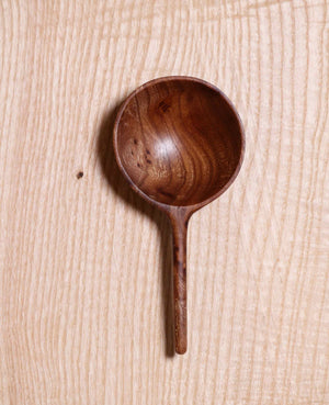 Teardrop Scoop in Burr Elm